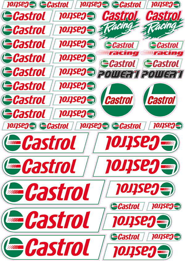 Bild von A4 Klebersatz Castrol